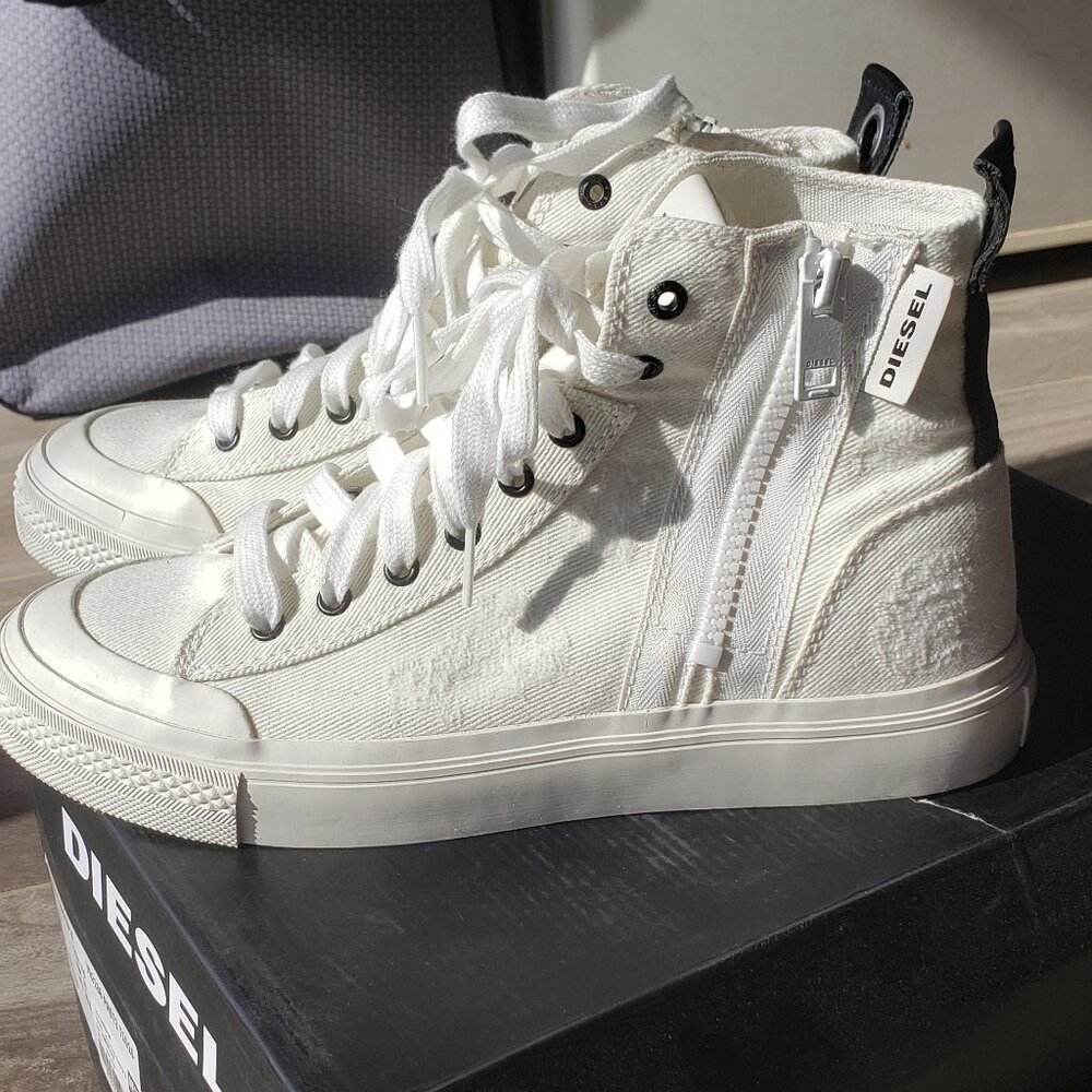 Diesel Mid Top Zip Up Sneakers US8.5